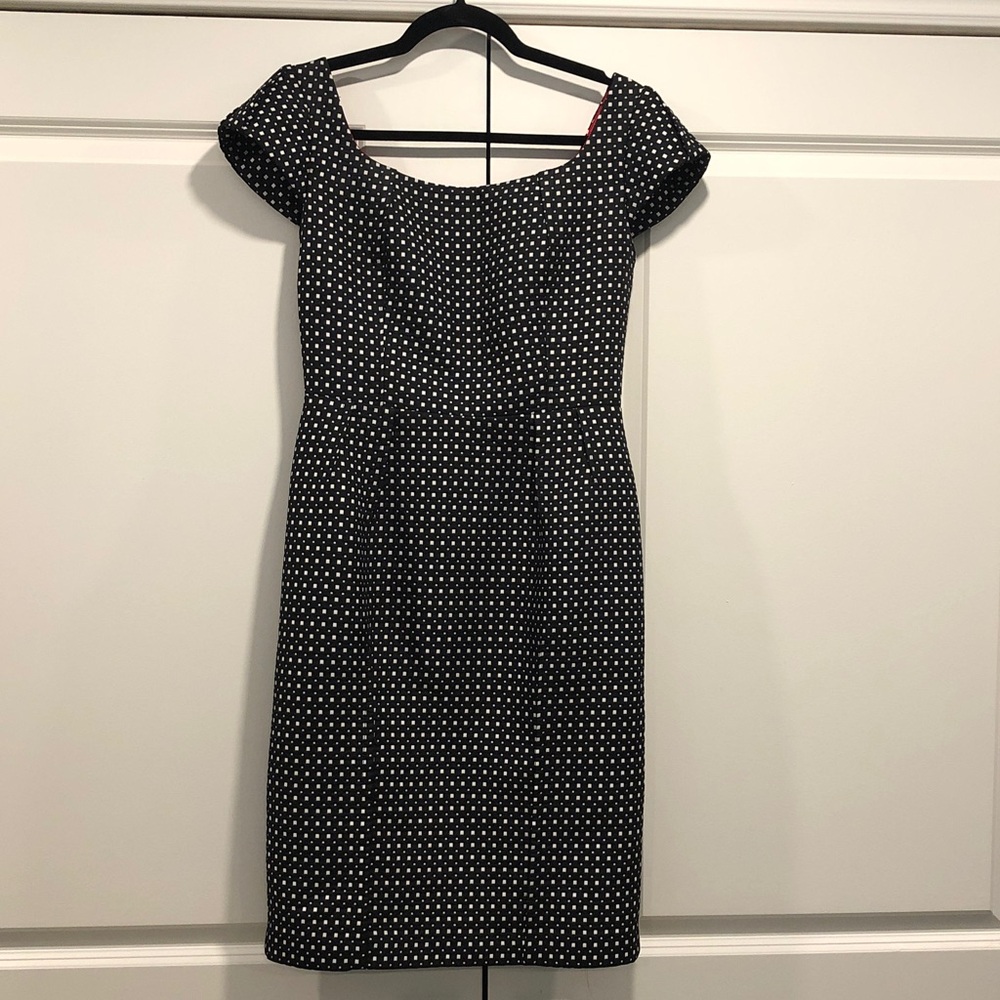 Ross Mayer Black and White Cocktail Dress